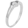 Size 6 Cubic Zirconia Double Chevron Ring