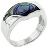 Size 6 Abalone Wave Ring