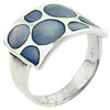Size 6 Blue Mother Of Pearl Ring