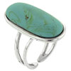 Size 6 Turquoise Oval Ring