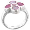 Size 6 Pink Daisy Mother Of Pearl  Ring 