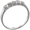 Size 6 Round Cut Cz Coil Ring
