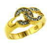 Size 7 Round Cut Cz Hook Ring