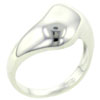 Size 7 Silver Twist Ring