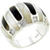 Size 7 Shell And Cz Ring