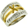 Size 7 Cz Triple Ring