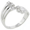 Round Cut Double 3 Stone Ring