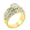 Size 7 Round Cut Additional Cz Encrusted Ring