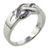 Size 7 Braided Cz Ring