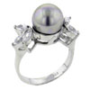 Size7  Silver Pearl Ring