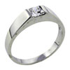 Rings - Size 7 Square Cut Cz Ring RG07_163_X04