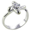 Size 7 Round Cut Pinwheel Ring