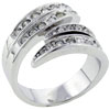 Size 7 Cz Whirl Ring