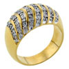 Size 7 Stripe Cz Ring