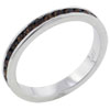 Size 7 Citrine Cz Studded Band Ring