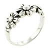 Size 7 Triple Flower  Ring 