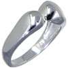 Size 7  Sterling   Silver  Open End  Ring 