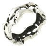 Size 7 Dolphin School Sterling Silver Ring