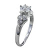 Size 7 Round Cut  Cz  Center Ring