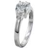 Size 7 Round Cut  Cz  Prong Set Ring