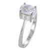 Size 7 Good Oval Cut  Cz  Ring