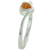 Size 7 Heart Cut Cz Topaz Ring