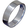 Size 7 Classic Wide Band Sterling Silver Ring