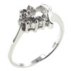 Size 7 Open Heart Cz Ring