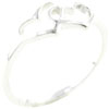 Size 7 Double Outline Heart Ring