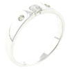 Size 7 Round Cut Three Stone Cz Ring
