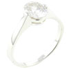 Size 7 Oval Cut  Cubic   Zirconia   Ring 