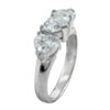 Size 7 Triple Heart Cz Ring