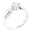Size 7 Square Cut  Cz  Wrap Ring