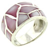 Size 7 Pink Mother Of Pearl Ring