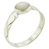 Size 7 White  Mother  Of Pearl Ring