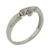 Size 7 Double Leaf Mother Of Pearl Ring