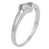 Size 7 Cz Double Chevron Ring