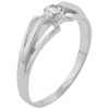  Size  7 Cz Trident Ring