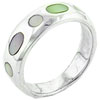 Size 7 Seven Stone Mother Of Pearl Ring