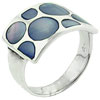 Size 7 Blue Mother Of Pearl Ring