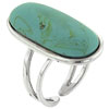 Size 7 Turquoise Oval Ring