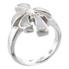 Sterling Silver Size 7 Mother Of Pearl Palm Tree Ring