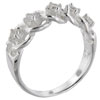 Size 7 Round Cut  Cz  Braid Ring
