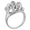 Size 7 Round Cut Cz Ribbon Ring