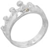 Size 7 Round Cut Cz Tiara Ring