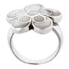Size 7  Mother  Of Pearl Daisy Ring