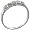 Size 7 Round Cut Cz Coil Ring