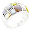 Size 8 Multi Color Iridescent Ring