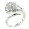 Size 8 Cz Twist Ring