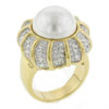 Size 8 Faux Pearl Ring